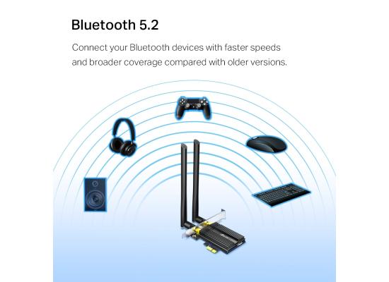 TP-Link Archer TX50E AX3000 Wi-Fi 6 Bluetooth 5.0 PCIe Adapter
